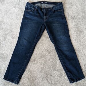 Old Navy Mid-Rise Power Slim Straight Jeans (Size 16)